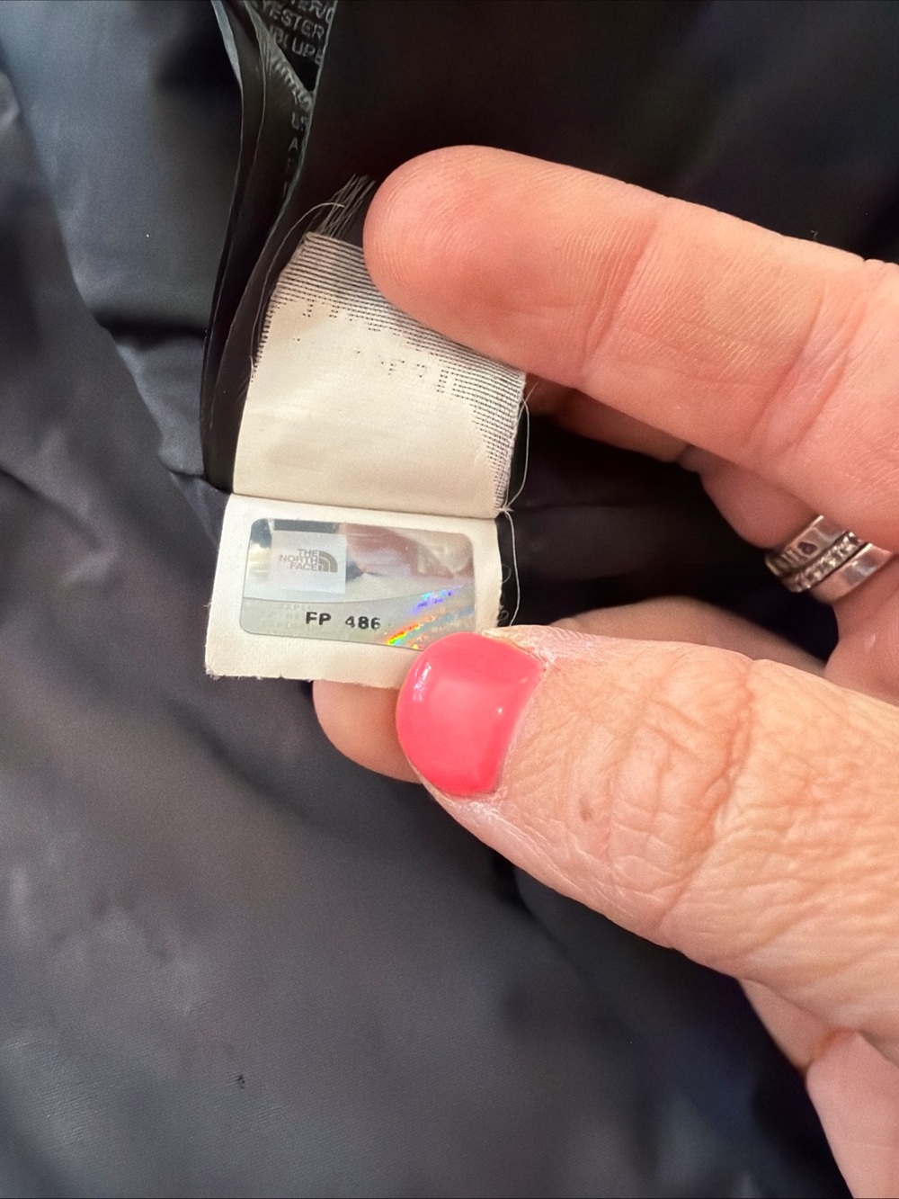 The North Face Women's Puffer Jacket Medium Gray, Goose Down, Faux Fur, Hooded - Picture 7 of 7